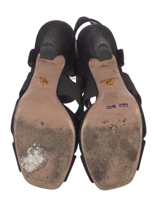 Prada Suede Slingback Sandals