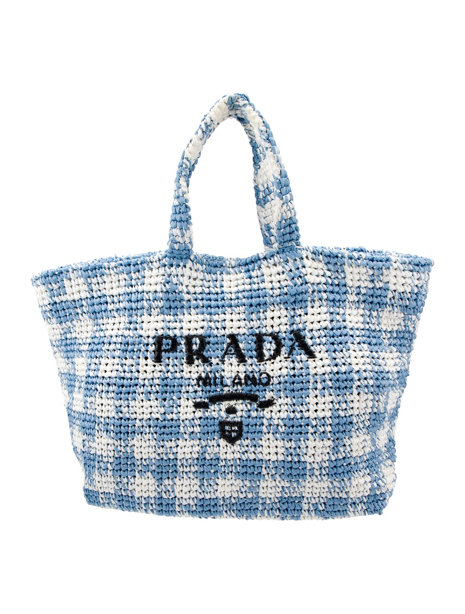 Prada Raffia Grass Tote