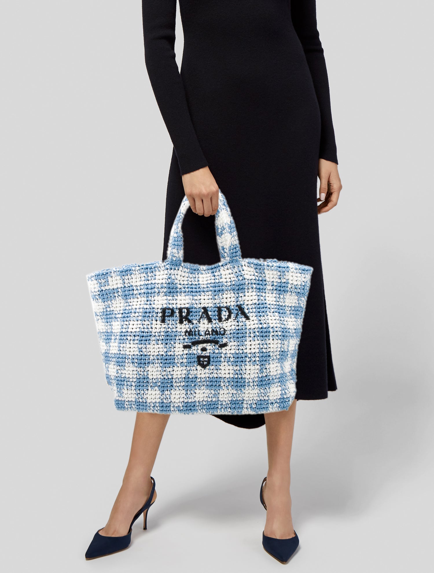 Prada Raffia Grass Tote