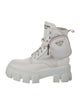 Prada Leather Combat Boots