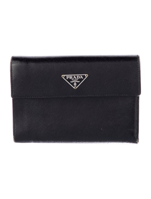 Prada Saffiano Leather Compact Wallet