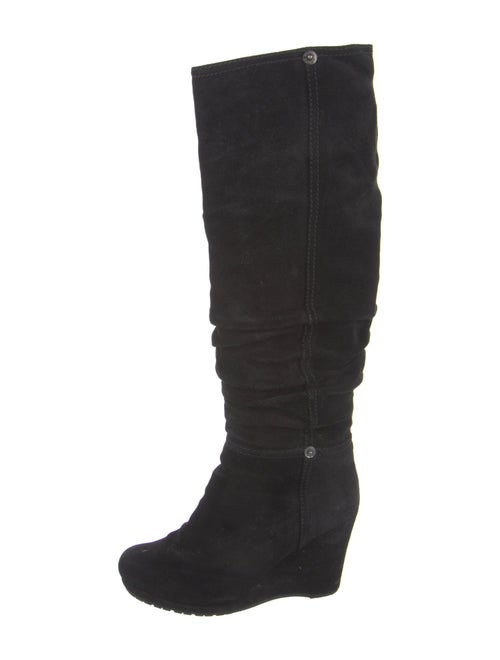 Prada Suede Slouch Boots