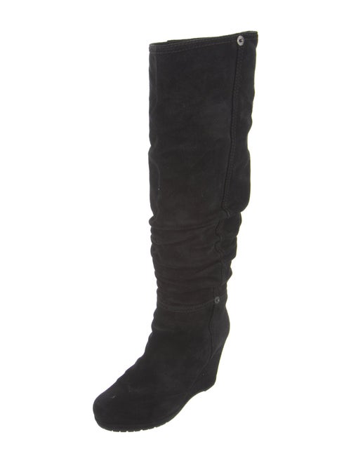 Prada Suede Slouch Boots