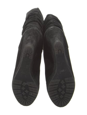 Prada Suede Slouch Boots