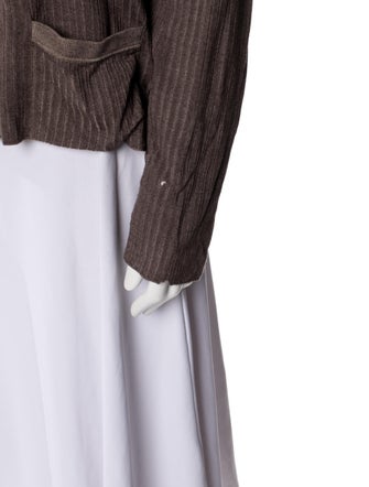 Prada V-Neck Three-Quarter Sleeve Cardigan