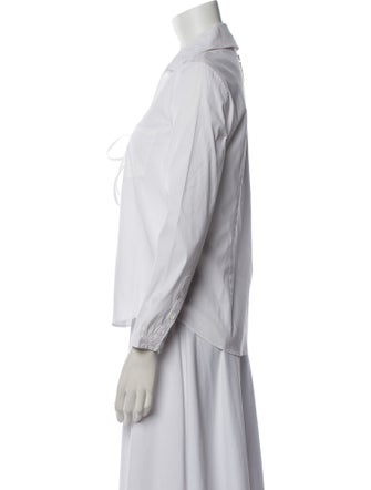 Prada 2017 V-Neck Blouse