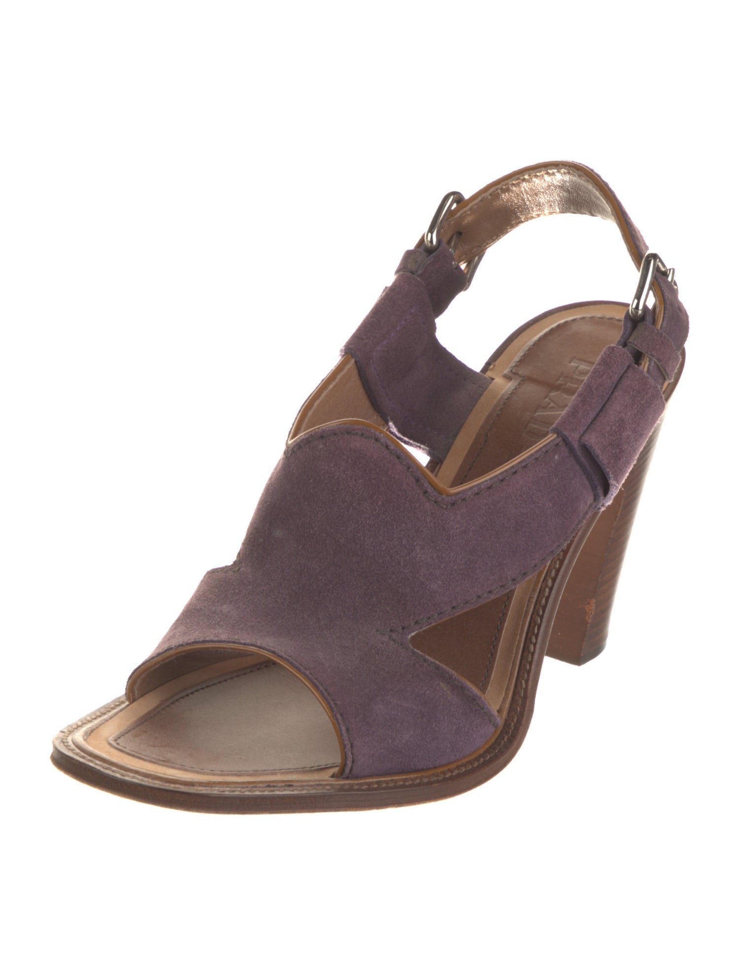Prada Suede Slingback Sandals