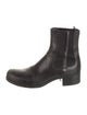 Prada Leather Chelsea Boots