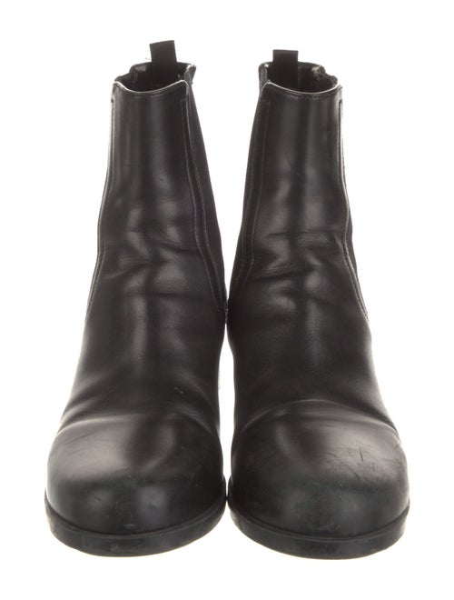 Prada Leather Chelsea Boots