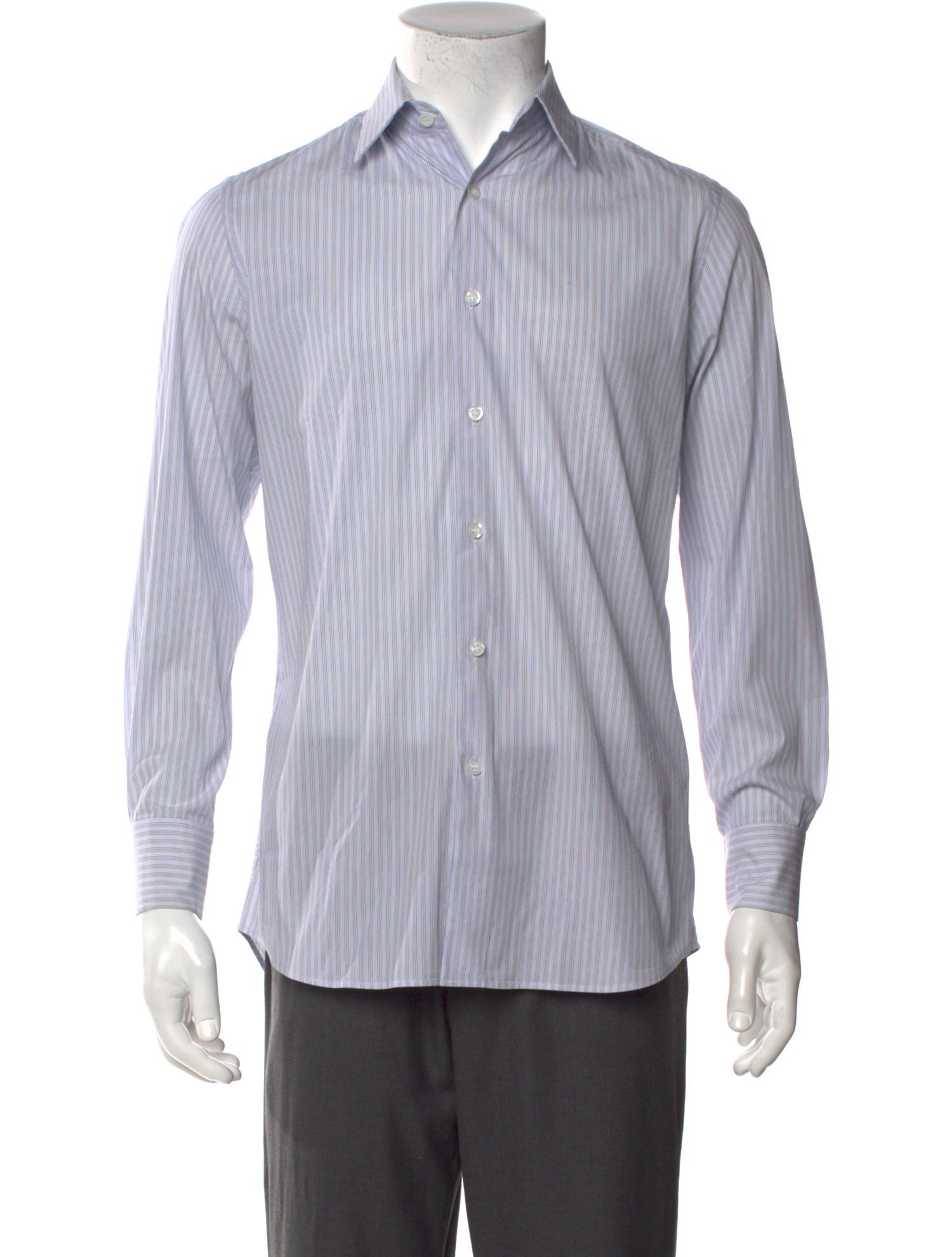 Prada 2015 Striped Dress Shirt