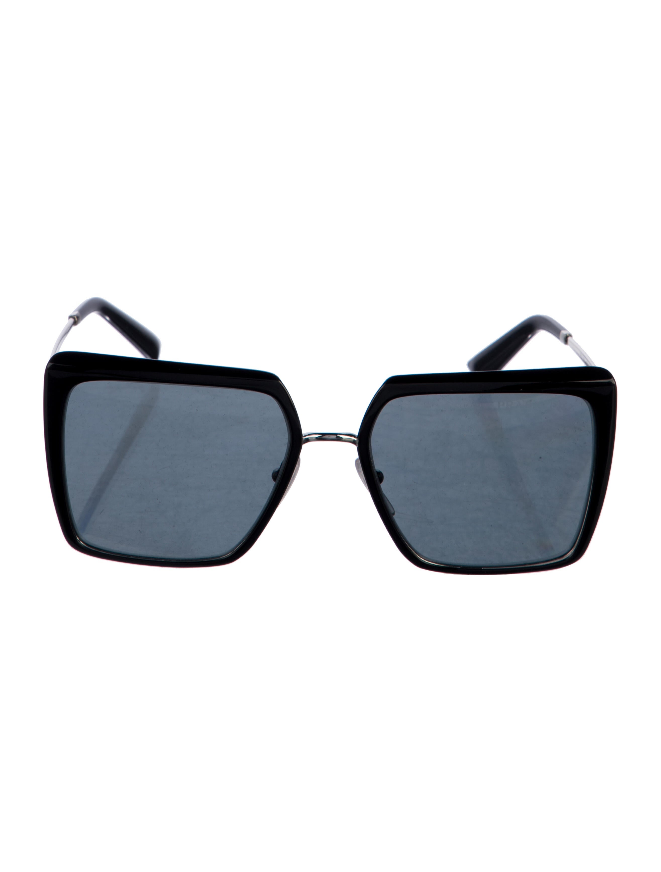 Prada Square Tinted Sunglasses