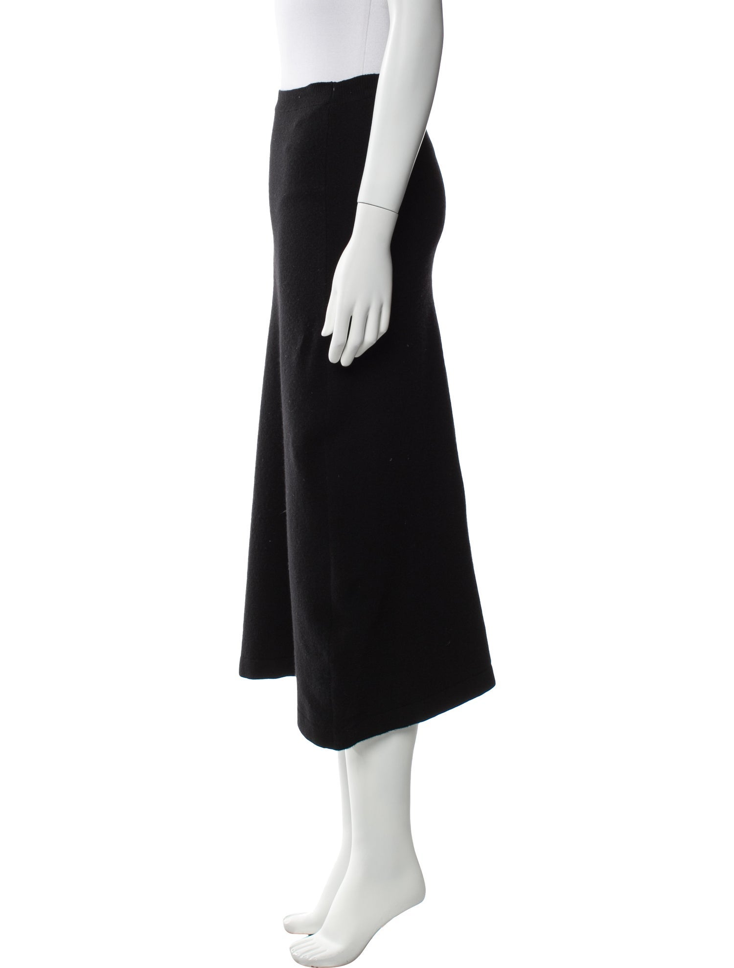 Prada Cashmere Midi Length Skirt