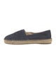 Prada Denim Embroidered Accent Espadrilles