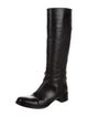 Prada Leather Riding Boots
