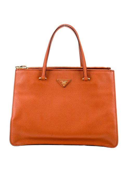 Prada Saffiano Leather Double Zip