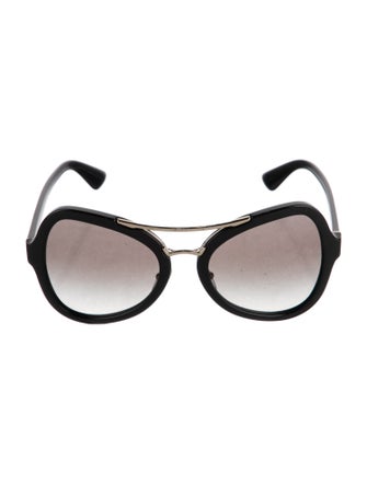 Prada Round Gradient Sunglasses