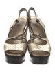 Prada Snakeskin Animal Print Espadrilles