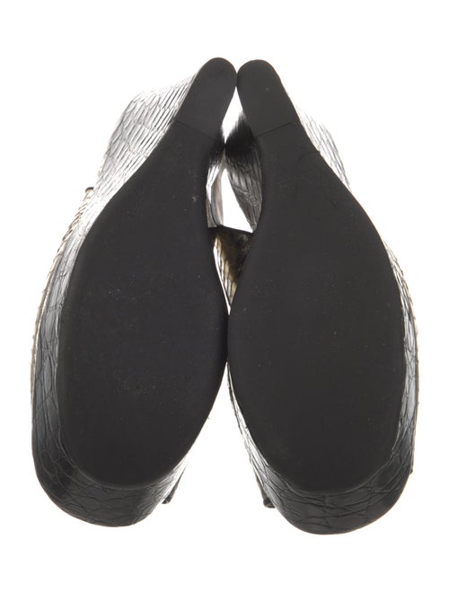 Prada Snakeskin Animal Print Espadrilles