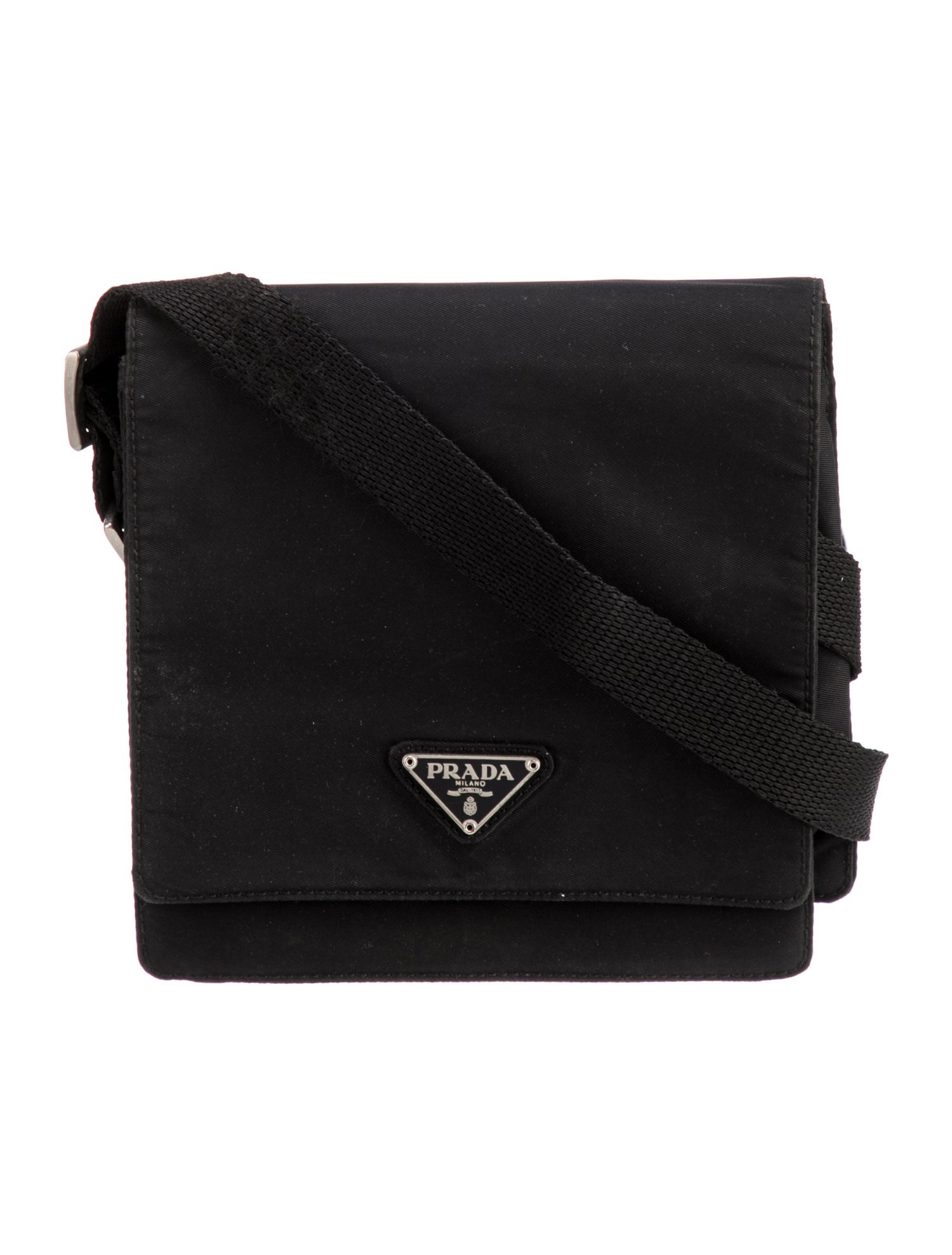 Prada Tessuto Nylon Messenger Bag Vintage