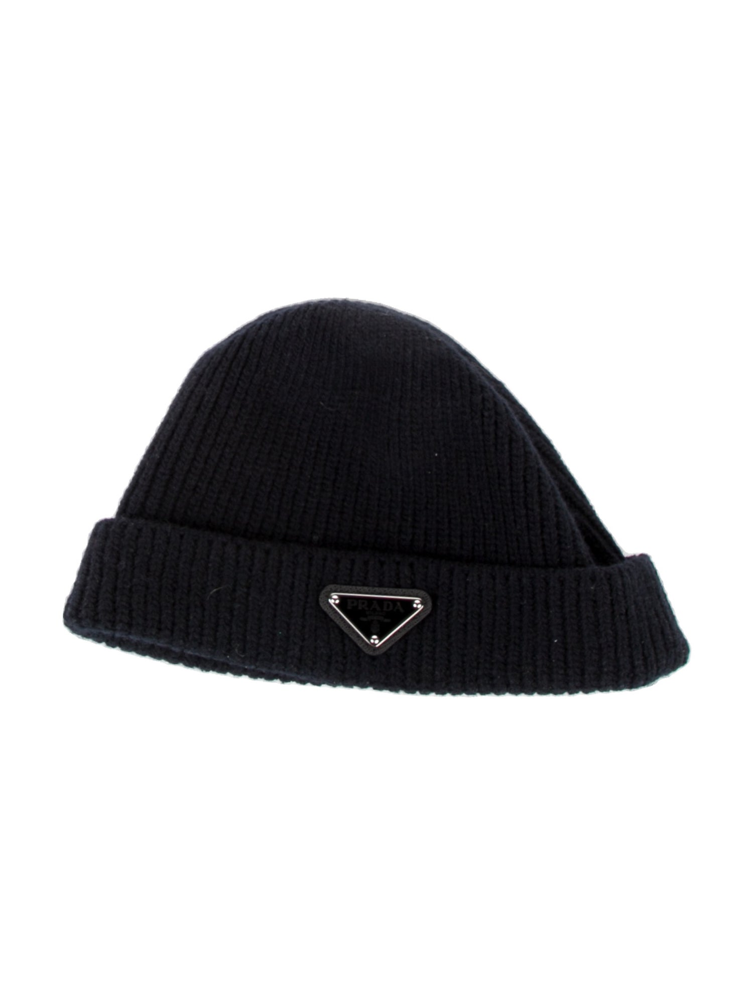 Prada Virgin Wool Knit Beanie