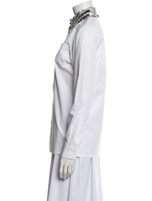 Prada 2022 Holiday Button-Up Top