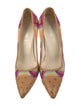 Prada Canvas Printed Pumps