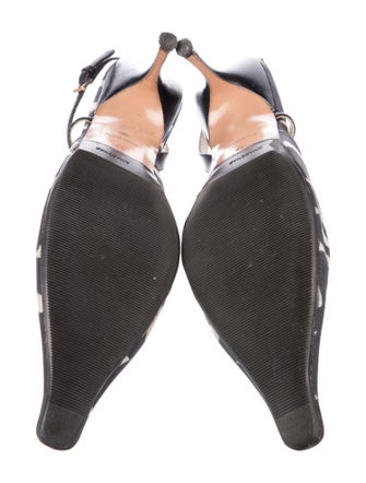 Prada Printed Slingback Pumps