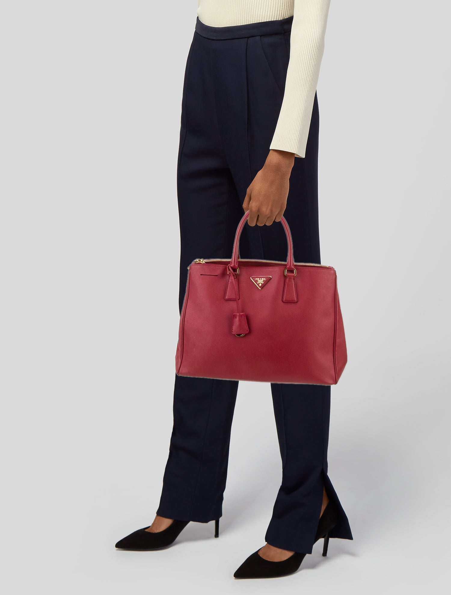 Prada Saffiano Lux Leather Galleria Tote Large