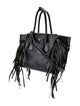 Prada Glace Calf Leather Twin Pocket Fringe Large