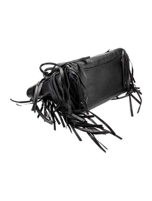 Prada Glace Calf Leather Twin Pocket Fringe Large