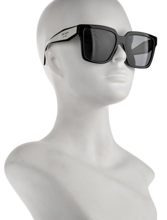 Prada Square Tinted Sunglasses