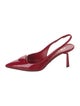 Prada Patent Leather Slingback Pumps