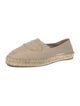 Prada Canvas Embroidered Accent Espadrilles