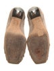 Prada Suede Cutout Accent Pumps