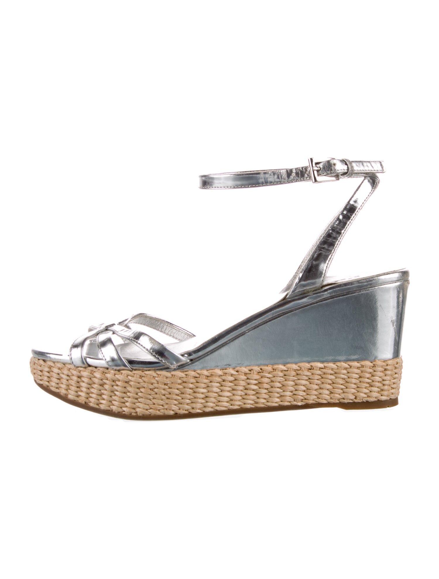 Prada Leather Espadrilles