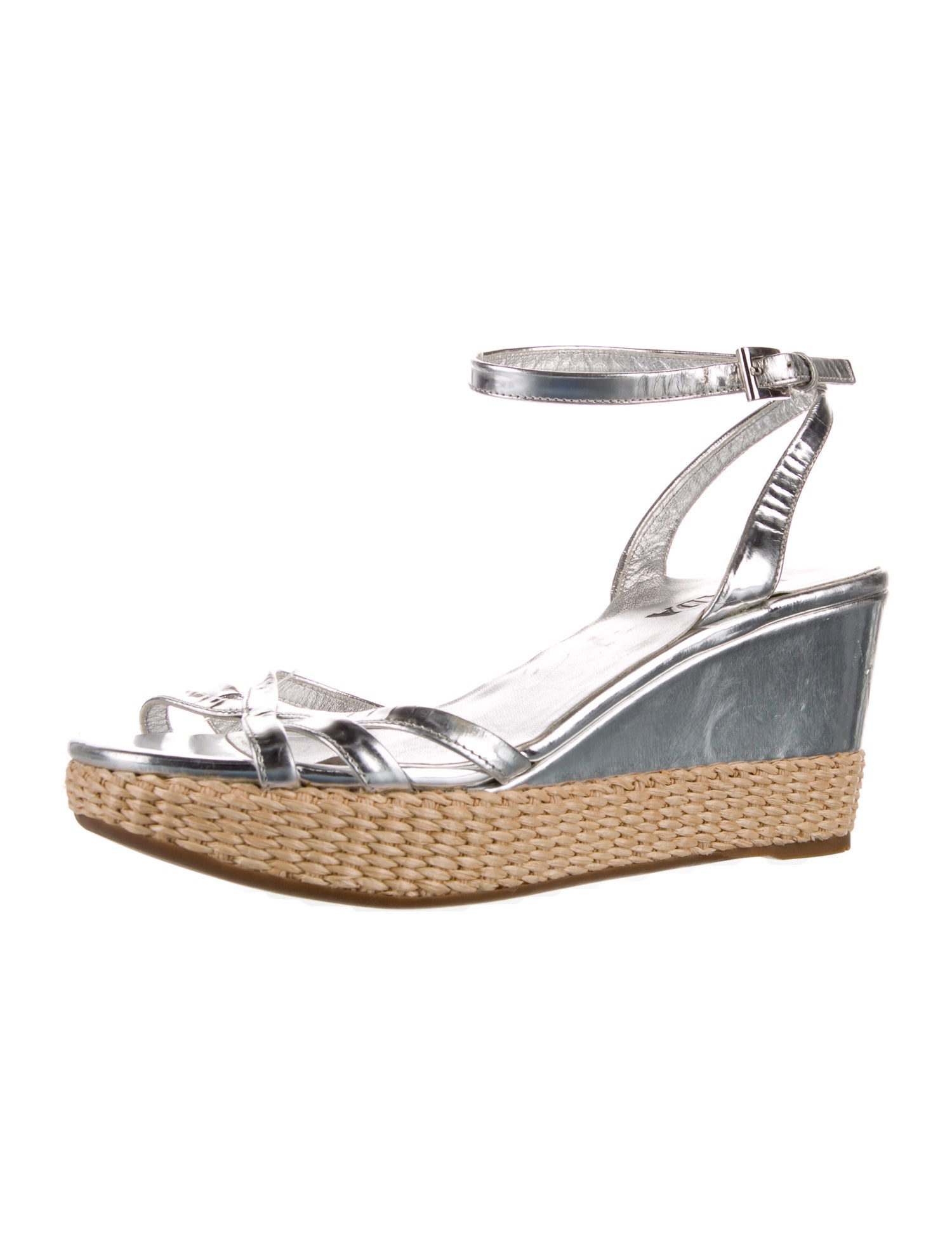 Prada Leather Espadrilles