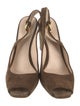 Prada Suede Slingback Sandals