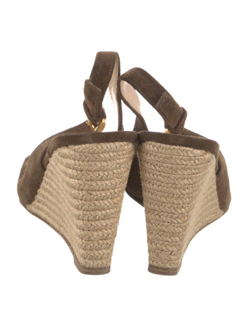 Prada Suede Slingback Sandals
