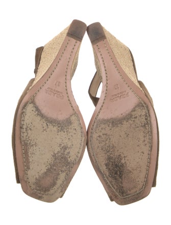 Prada Suede Slingback Sandals