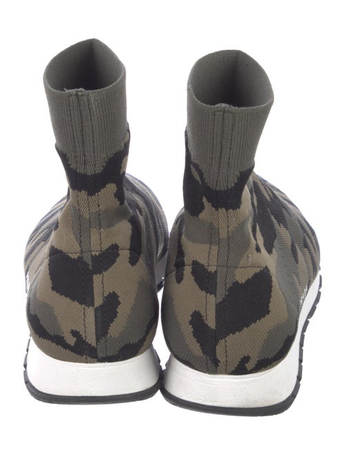 Prada Camouflage Print Sock Sneakers