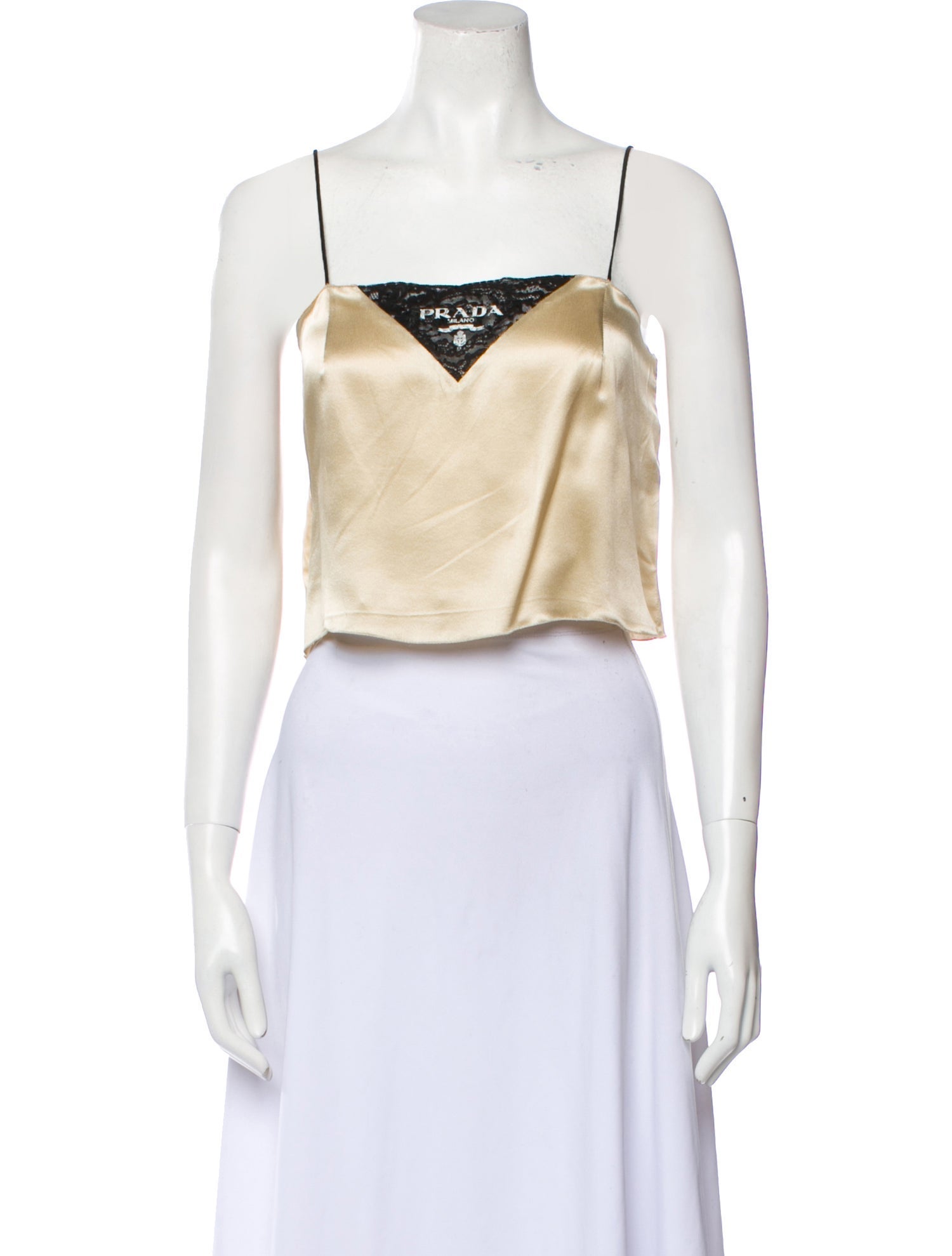 Prada 2023 Silk Crop Top