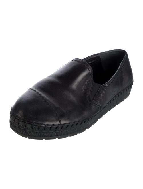 Prada Leather Espadrilles