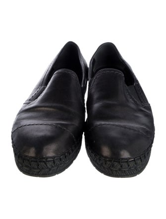 Prada Leather Espadrilles