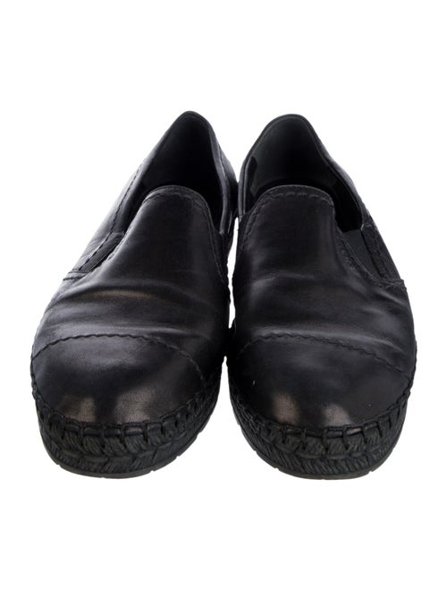 Prada Leather Espadrilles