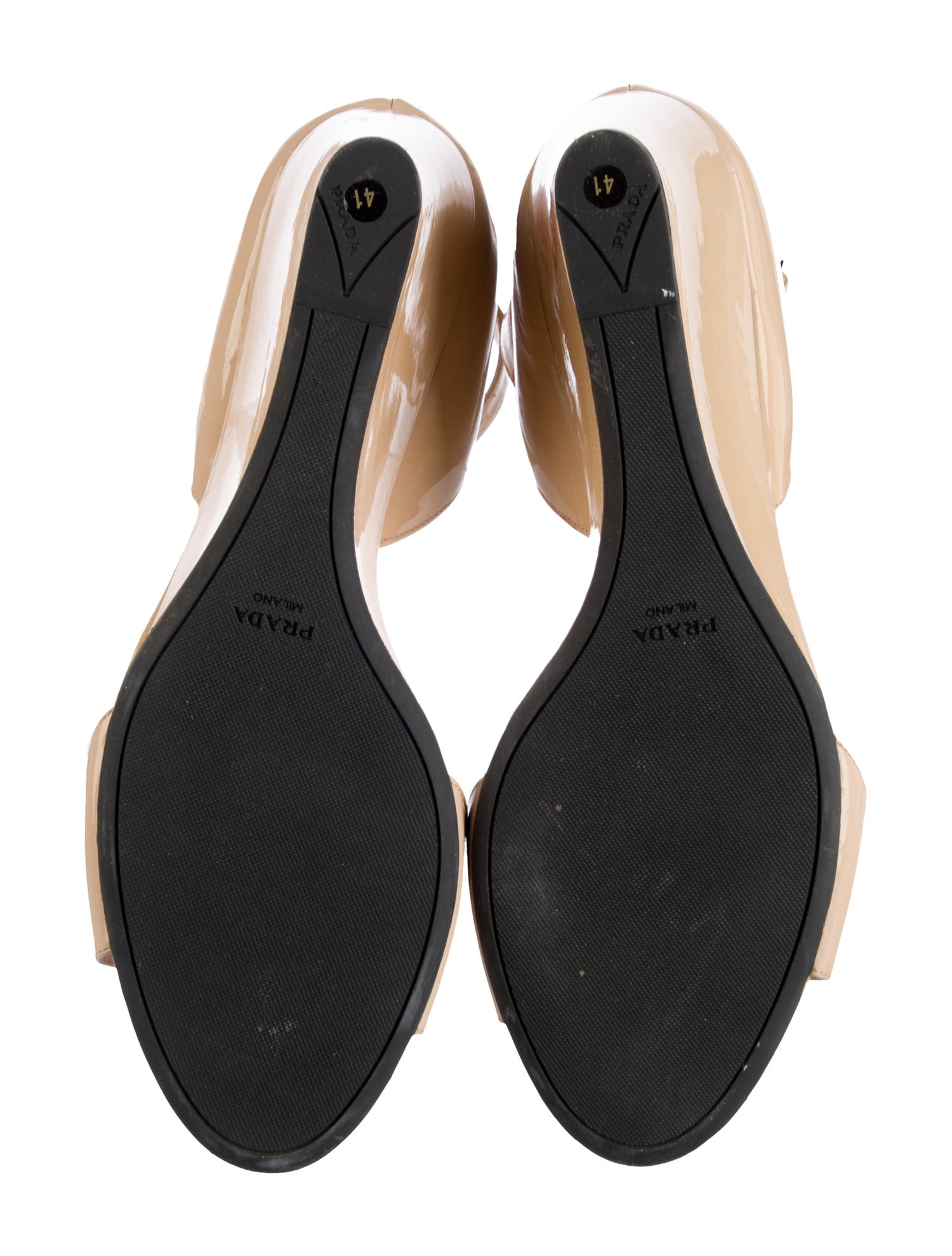 Prada Patent Leather D'Orsay Pumps