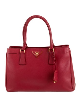 Prada Enameled Metal Triangle Gardener's