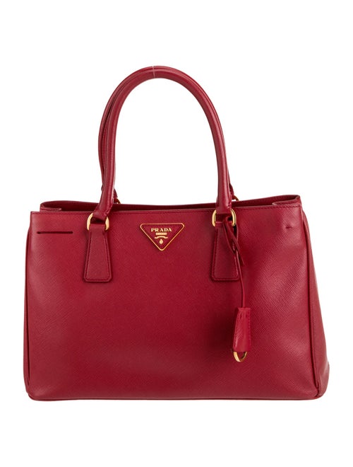 Prada Enameled Metal Triangle Gardener's