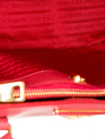 Prada Enameled Metal Triangle Gardener's