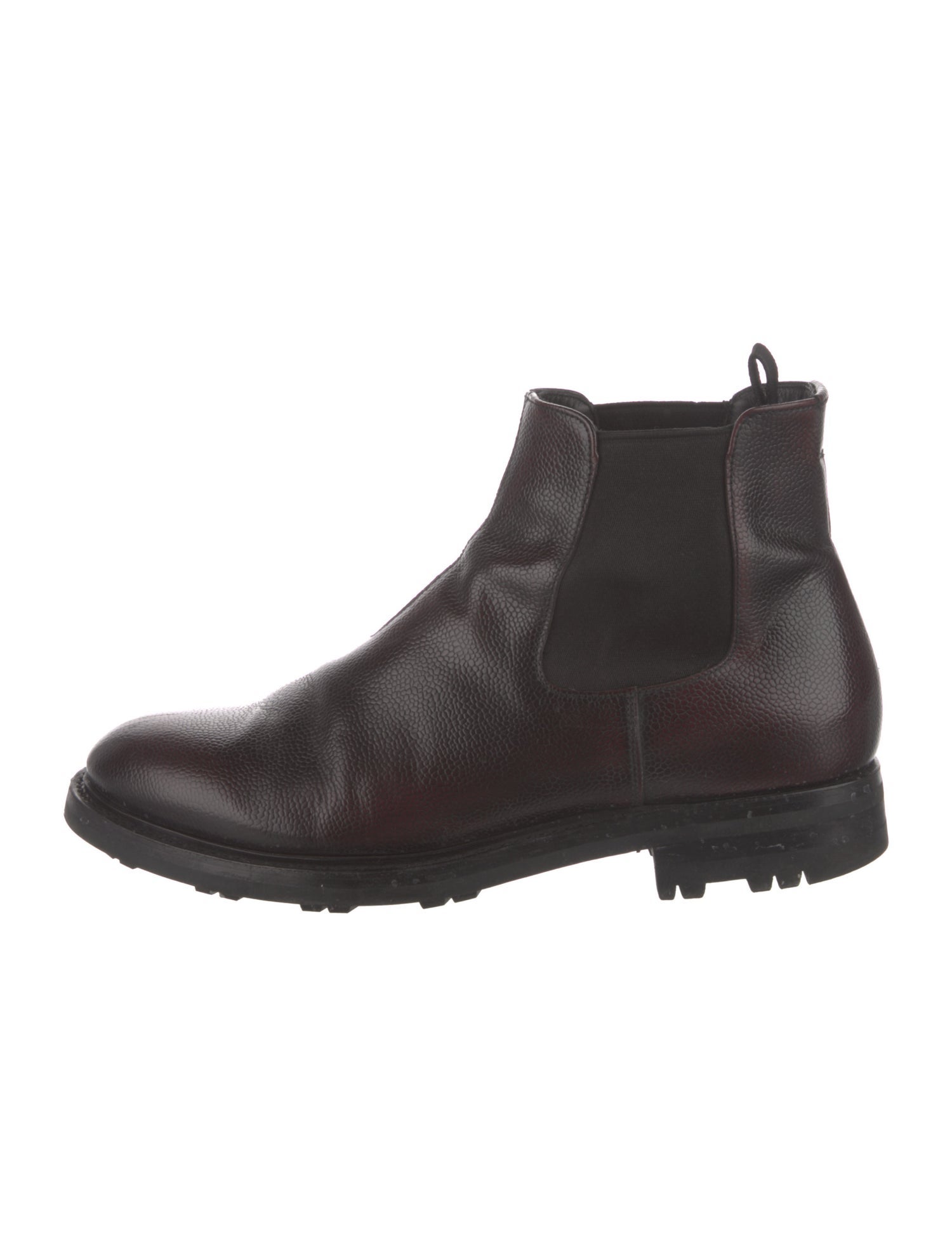 Prada Leather Chelsea Boots