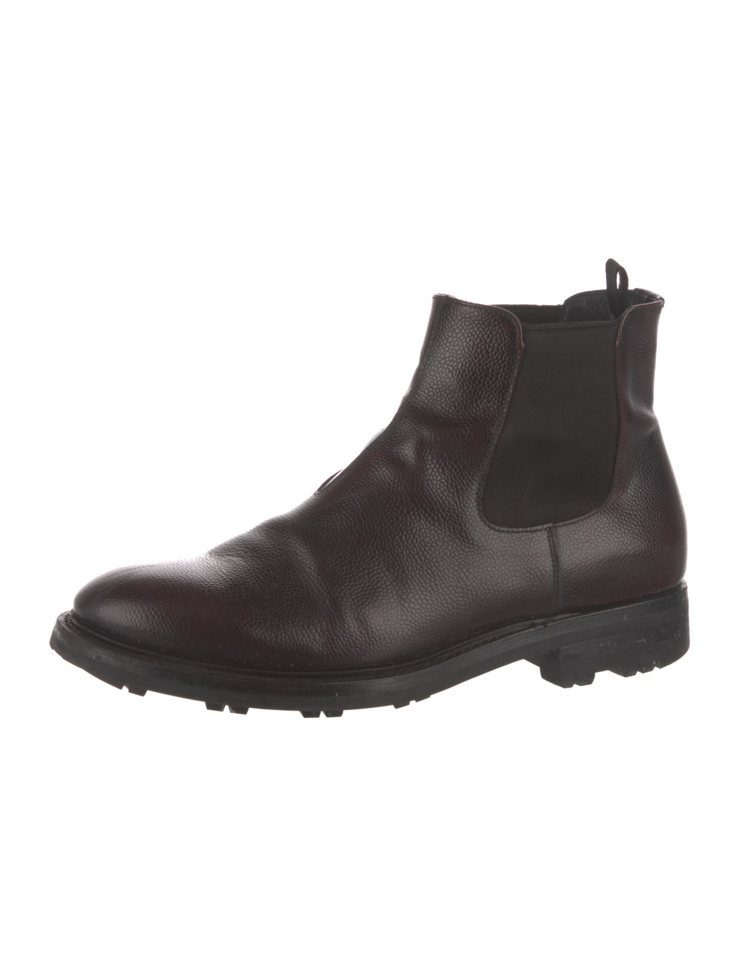 Prada Leather Chelsea Boots